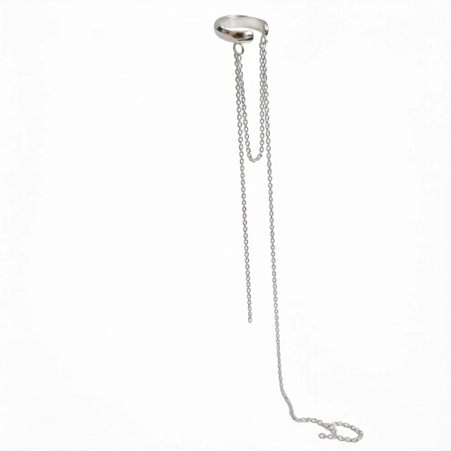 Моносерьга кафф из серебра 925 пробы