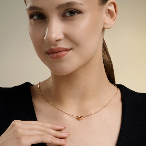 Подвеска бегунок из золота 585 пробы