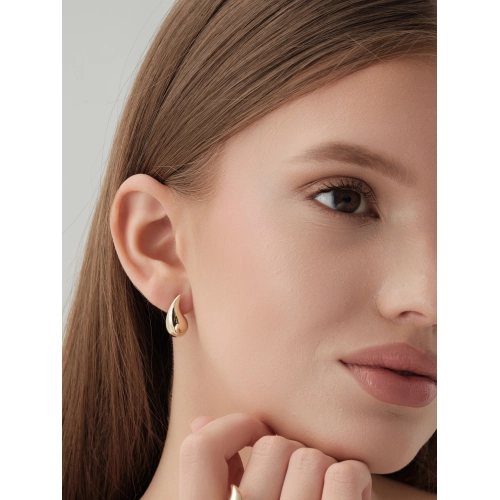 Серьги из желтого золота 585 пробы