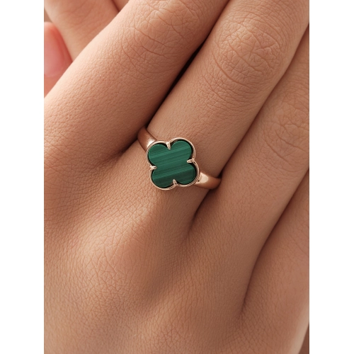 Кольцо (585) малахит