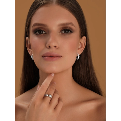 Серьги пусеты из серебра 925 пробы