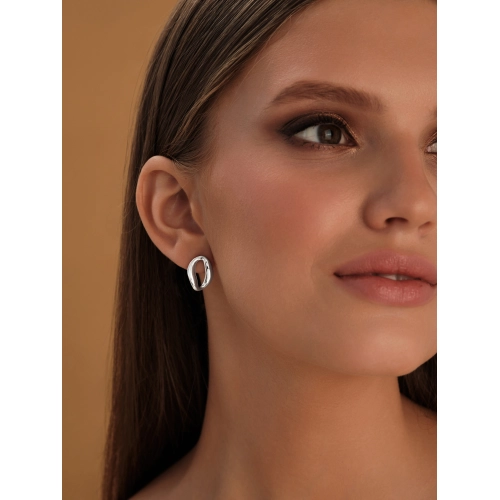 Серьги пусеты из серебра 925 пробы