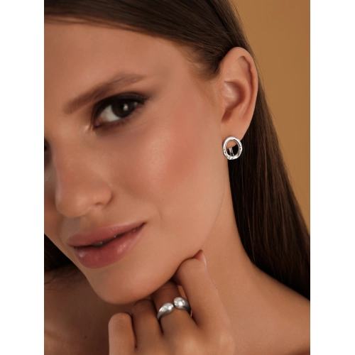 Серьги пусеты из серебра 925 пробы