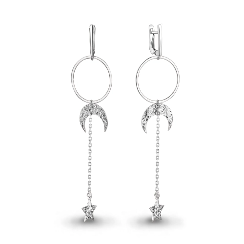 Серьги из серебра 925 пробы