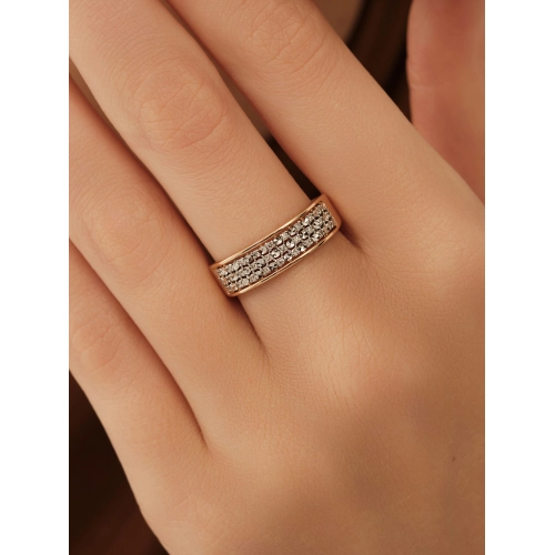 Кольцо из золота 585 пробы с бриллиантами