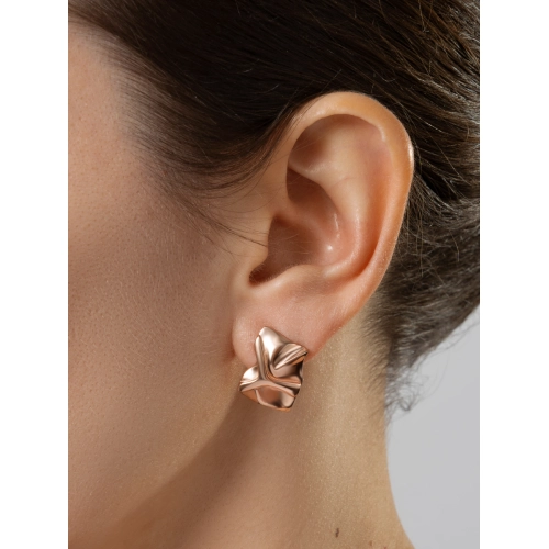 Серьги из серебра 925 пробы с позолотой