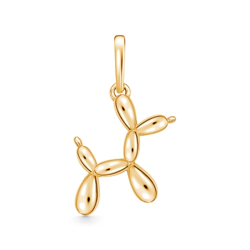 Подвеска из серебра 925 пробы с позолотой