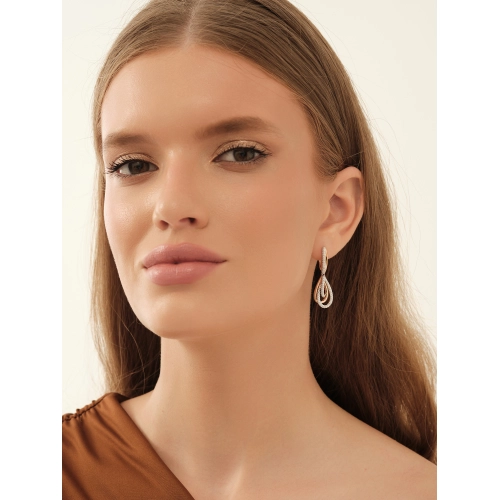 Серьги из золота 585 пробы с бриллиантами