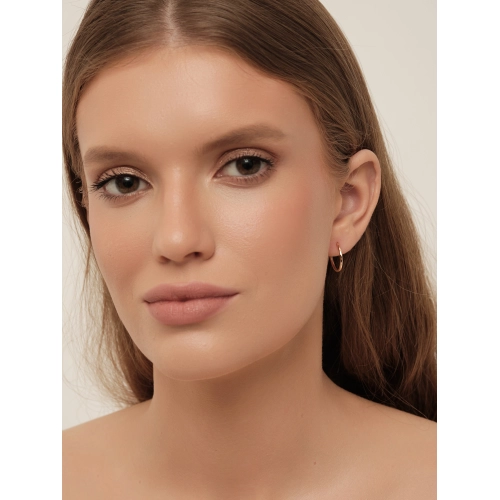 Серьги конго из золота 585 пробы