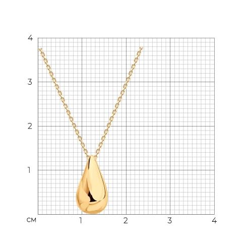 Колье из золота 585 пробы