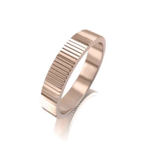 Обручальное кольцо из золота 585 пробы