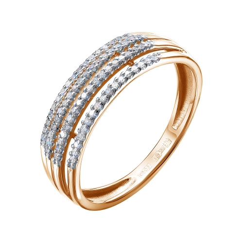 Кольцо из золота 585 пробы с бриллиантами