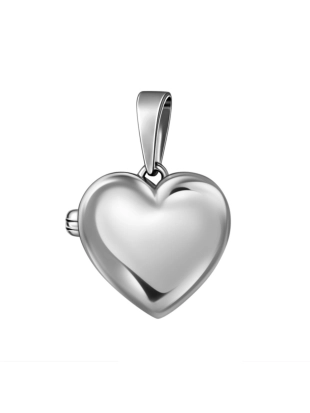 Подвеска-медальон из белого золота 585 пробы