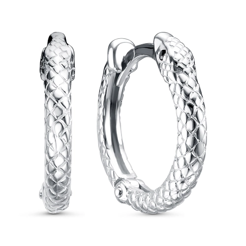Серьги из серебра 925 пробы с цветными фианитами