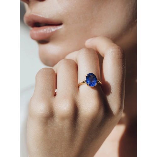 Сапфир овал 8.01*6.6*5.06 2/3