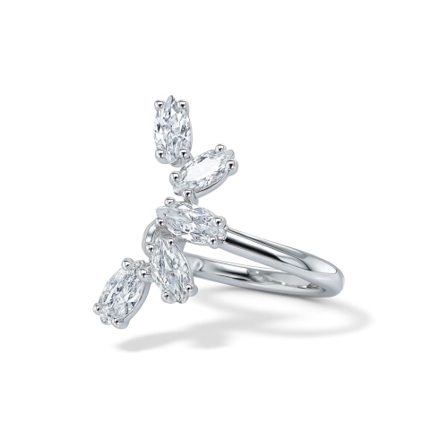 Серьга (925) фианит каффа