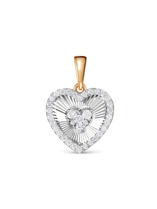 Подвеска из золота 585 пробы с бриллиантом