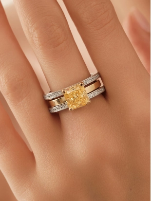 Кольцо (585 б) бриллианит, фианит