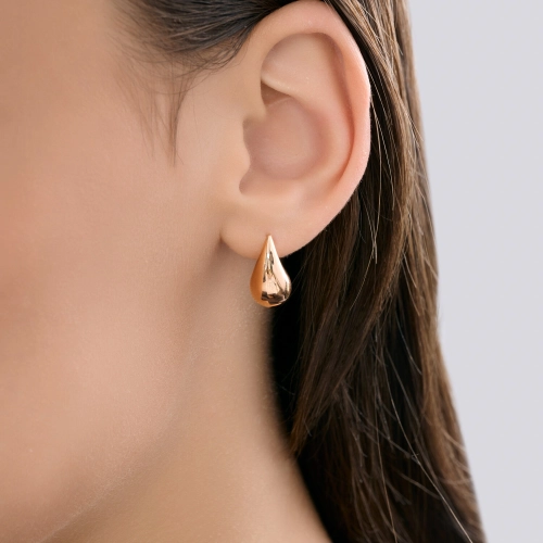 Серьги пусеты из золота 585 пробы