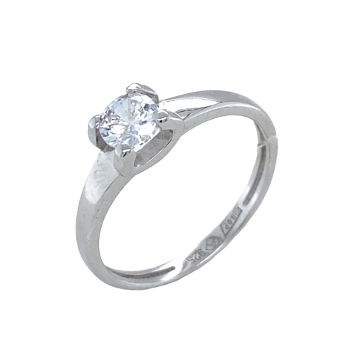 Кольцо из серебра 925 пробы с фианитами