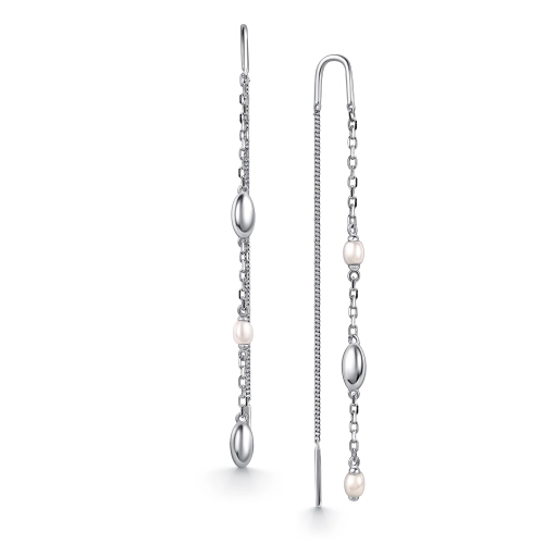 Протяжки (925) жемчуг синт.