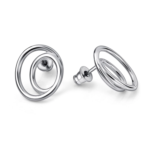 Серьги пусеты из серебра 925 пробы