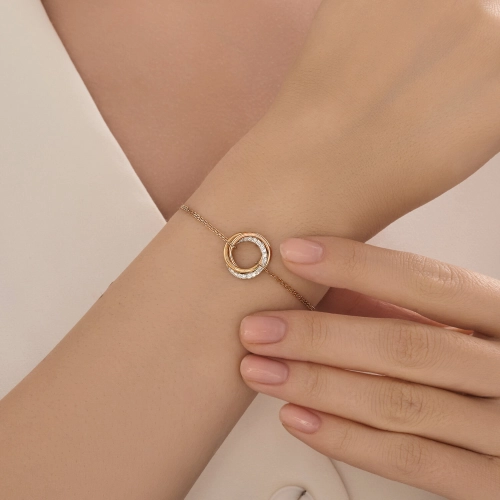 Браслет из золота 585 пробы с бриллиантами