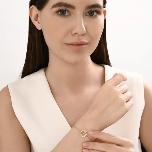 Браслет из золота 585 пробы с бриллиантами