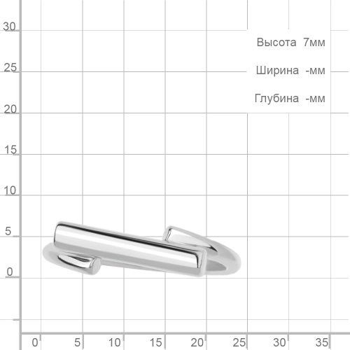 Кольцо из серебра 925 пробы
