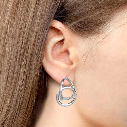 Серьги из серебра 925 пробы