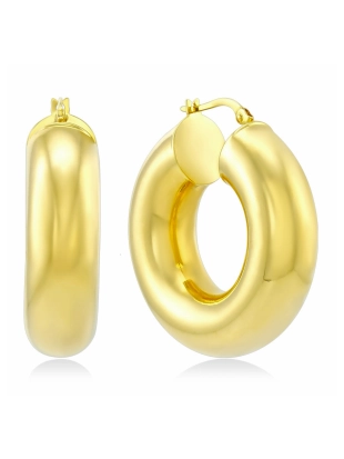 Серьги из желтого золота 585 пробы