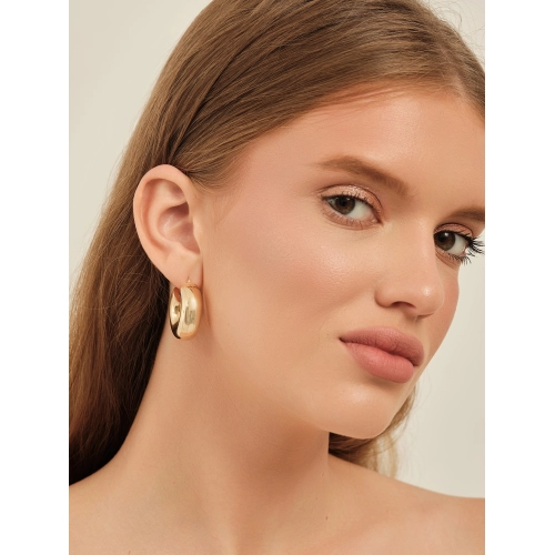 Серьги из желтого золота 585 пробы