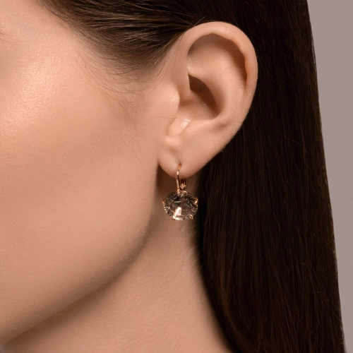 Серьги из золота 585 пробы с аметистами