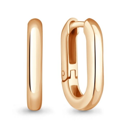 Серьги из серебра 925 пробы с позолотой