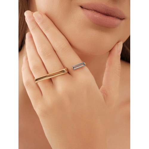 Кольцо (925 п) топаз синт.