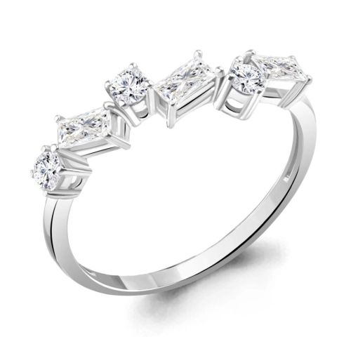 Кольцо из серебра 925 пробы с фианитами