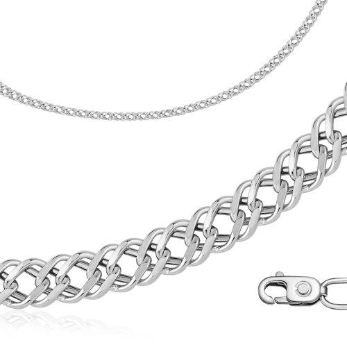Цепь из серебра 925 пробы