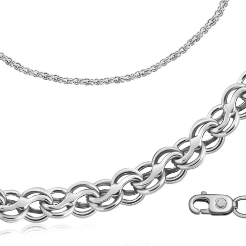 Цепь из серебра 925 пробы
