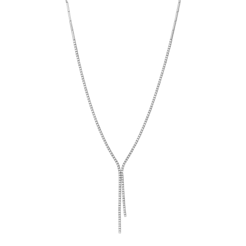 Колье из белого золота 585 пробы с бриллиантами