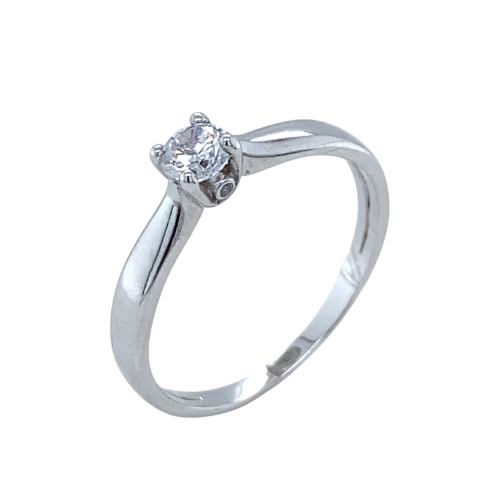 Кольцо из серебра 925 пробы с фианитами