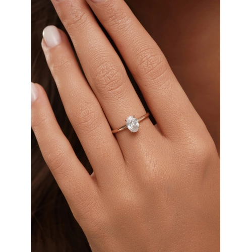 Кольцо из золота 585 пробы с фианитами