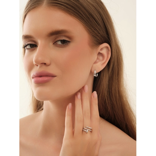 Кольцо из белого золота 585 пробы