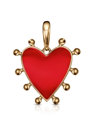 Подвеска из золота 585 пробы с эмалью