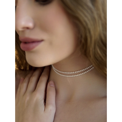 Браслет из искусственного жемчуга