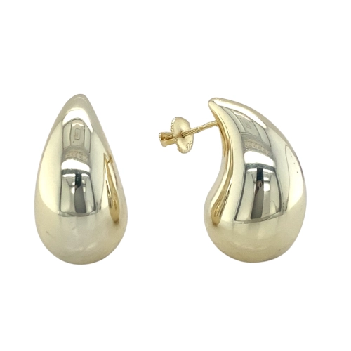 Серьги из серебра 925 пробы с позолотой