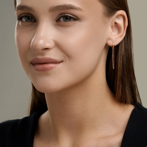 Серьги из золота 585 пробы