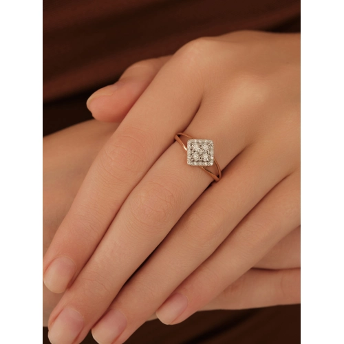 Кольцо из золота 585 пробы с бриллиантами