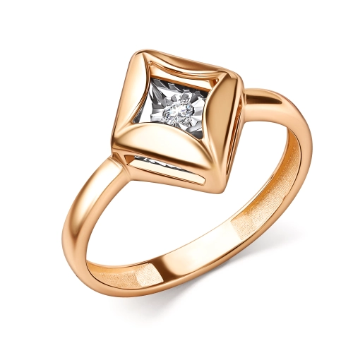 Кольцо из золота 585 пробы с бриллиантами