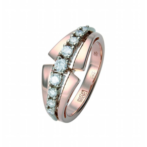 Кольцо из золота 585 пробы с бриллиантами