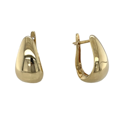 Серьги из серебра 925 пробы с позолотой